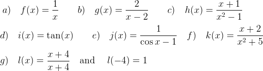 Questions on Continuity with Solutions